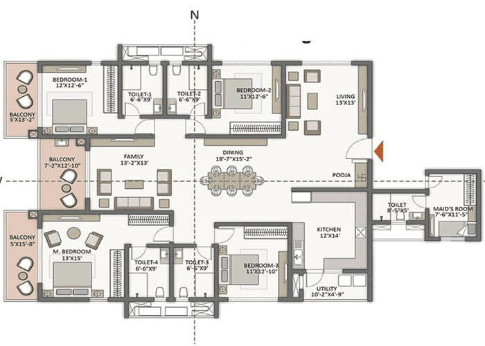 3 BHK Layout